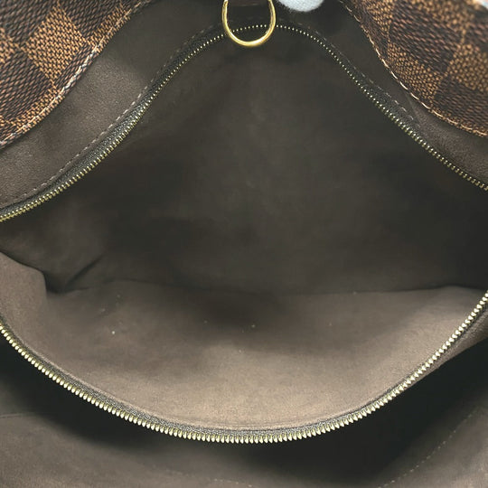 LOUIS VUITTON Tote Bag N41215 Damier Brown Damier Marley Bone PM Women Used Authentic