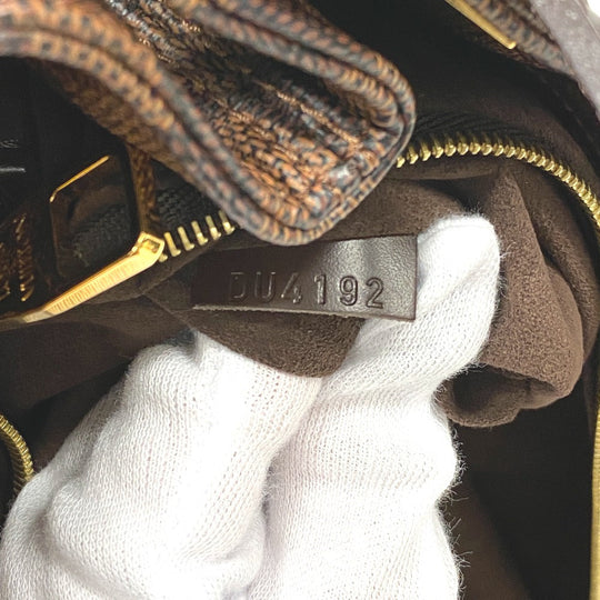 LOUIS VUITTON Tote Bag N41215 Damier Brown Damier Marley Bone PM Women Used Authentic