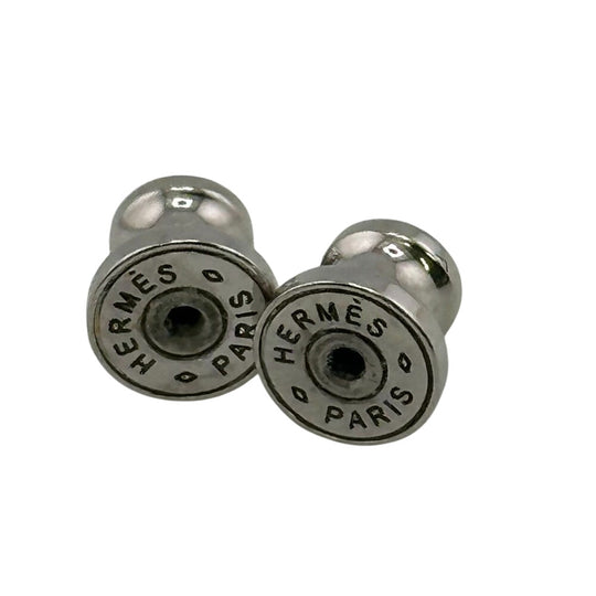 HERMES Pierce Gold Plated purple Mini Pop Ash H Women Used Authentic