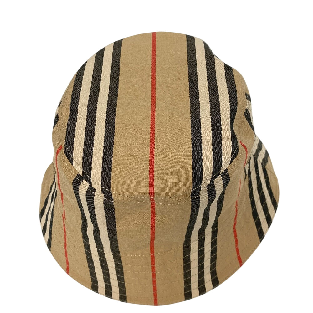 BURBERRY hat cotton beige Reversible Icon Stripe Vintage nova check Women(Unisex) Used Authentic