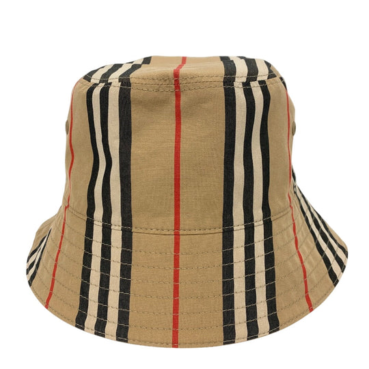 BURBERRY hat cotton beige Reversible Icon Stripe Vintage nova check Women(Unisex) Used Authentic