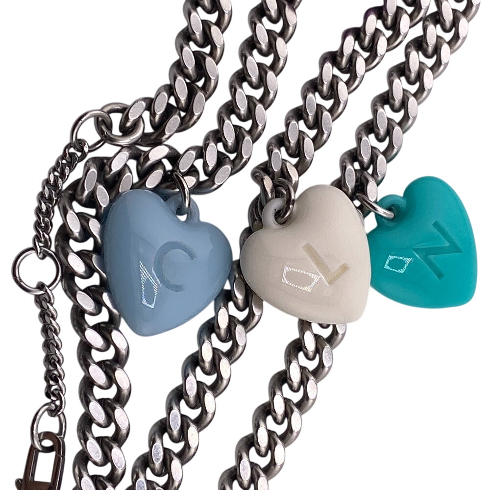 CELINE Necklace SLF1212 Silver Multi Women Used Authentic