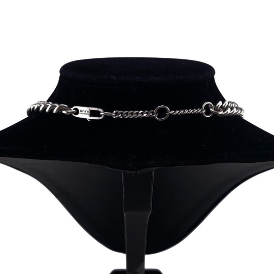 CELINE Necklace SLF1212 Silver Multi Women Used Authentic