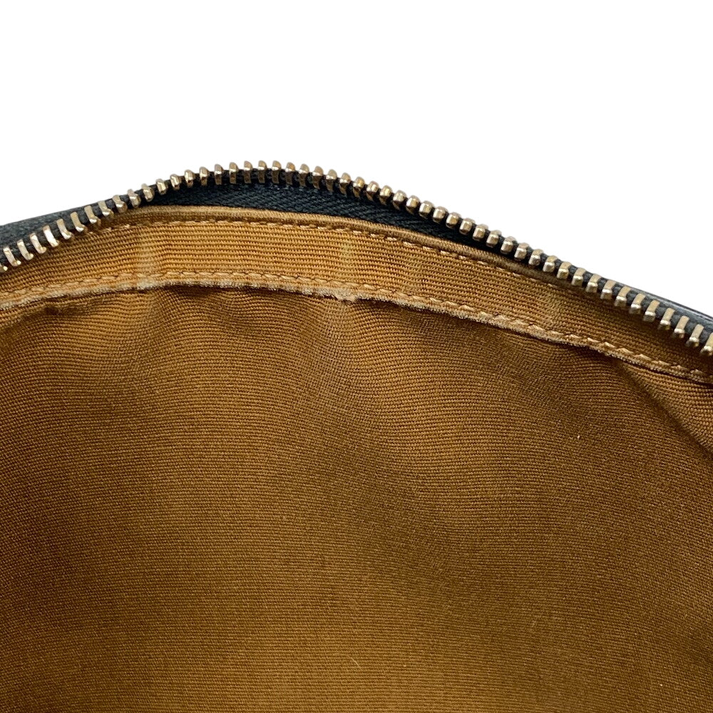 CELINE Shoulder Bag PVC, Leather Brown Triomphe Medium Messenger Women Used Authentic