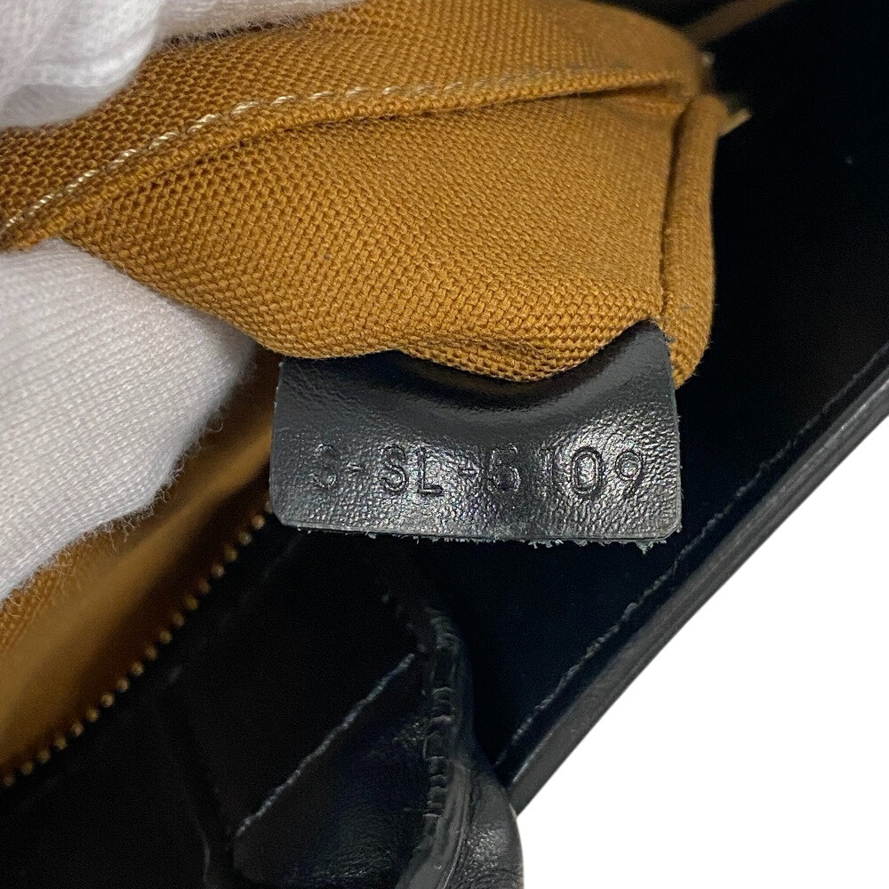 CELINE Tote Bag PVC, Leather black Triomphe Vertical Cover Women Used Authentic