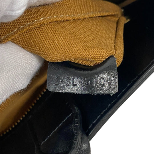 CELINE Tote Bag PVC, Leather black Triomphe Vertical Cover Women Used Authentic