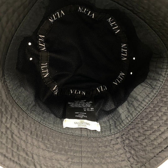 VALENTINO Other hats Nylon, Cotton black Women(Unisex) 58 Used Authentic
