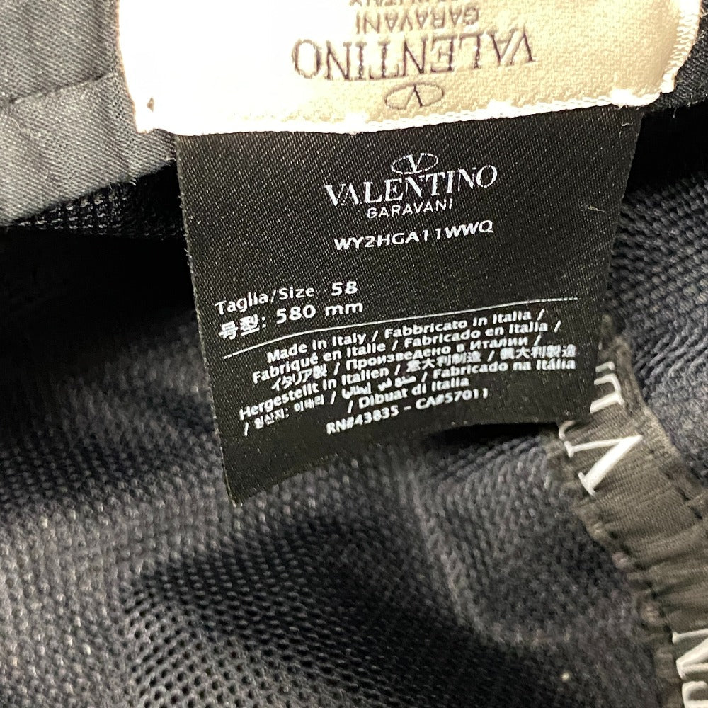 VALENTINO Other hats Nylon, Cotton black Women(Unisex) 58 Used Authentic