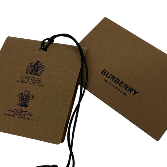 BURBERRY Clutch bag Straw, Leather beige Monogram unisex(Unisex) Used Authentic