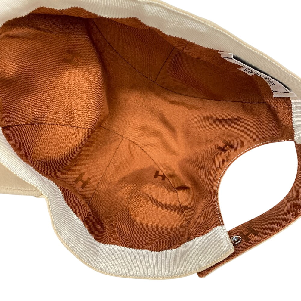 HERMES Other hats Cotton denim base Casquette Davis H Primavera Women 58 Used Authentic