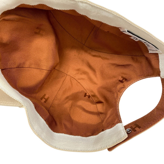 HERMES Other hats Cotton denim base Casquette Davis H Primavera Women 58 Used Authentic