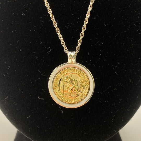 TIFFANY&Co. Necklace Silver925 Silver 925x750 St. Christopher unisex(Unisex) Used Authentic