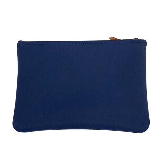 HERMES Pouch Nylon, Polyurethane Navy Truth Neovan PM flat unisex(Unisex) Used Authentic