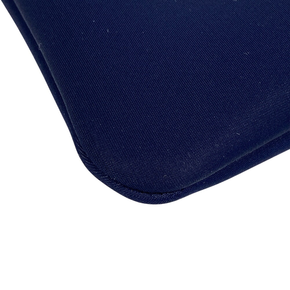HERMES Pouch Nylon, Polyurethane Navy Truth Neovan PM flat unisex(Unisex) Used Authentic
