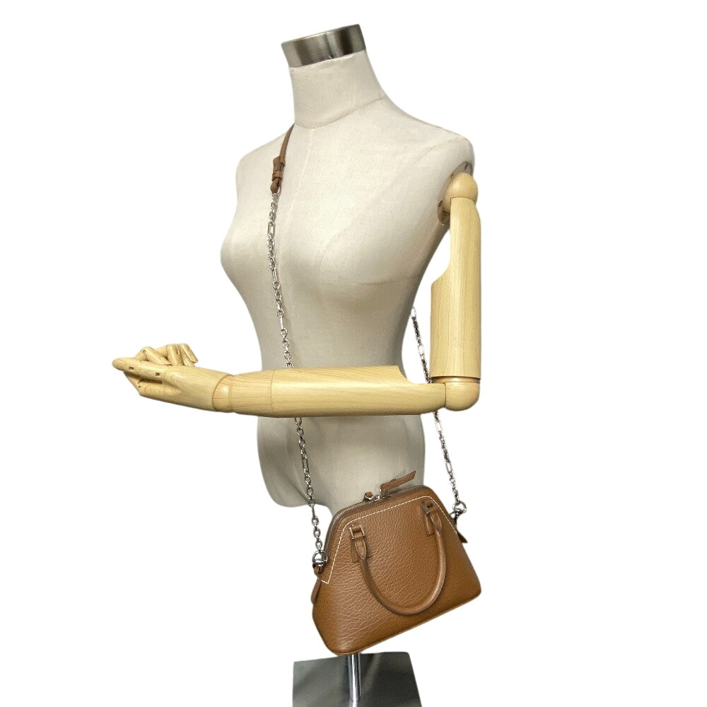 Maison Margiela Shoulder Bag leather Brown 5AC S56WG0082P4455 Women Used Authentic