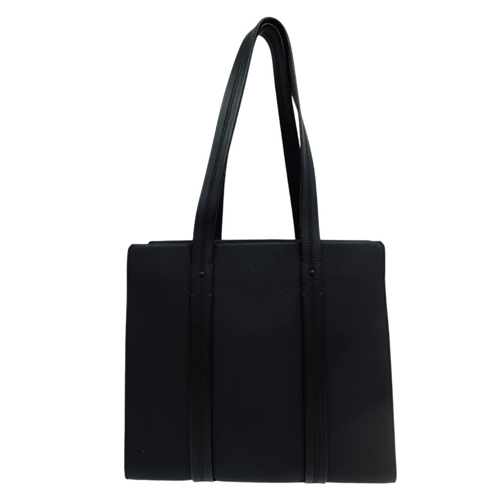 LOUIS VUITTON Tote Bag M57308 leather Noir LV logo aerogram take off tote mens Used Authentic