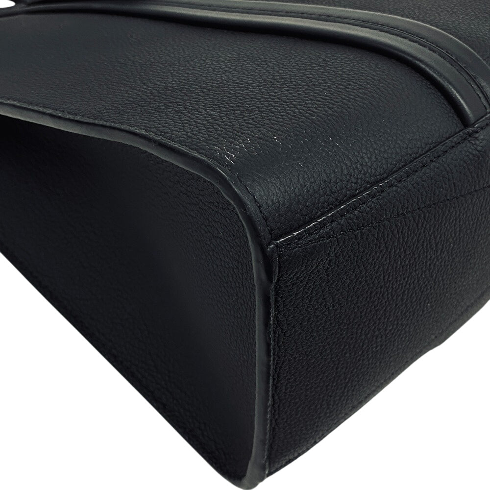 LOUIS VUITTON Tote Bag M57308 leather Noir LV logo aerogram take off tote mens Used Authentic