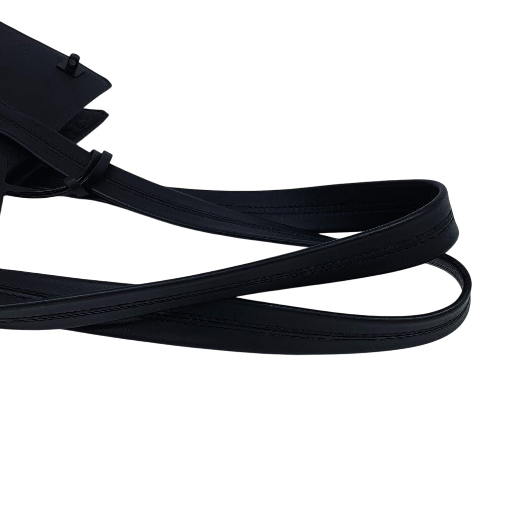 LOUIS VUITTON Tote Bag M57308 leather Noir LV logo aerogram take off tote mens Used Authentic