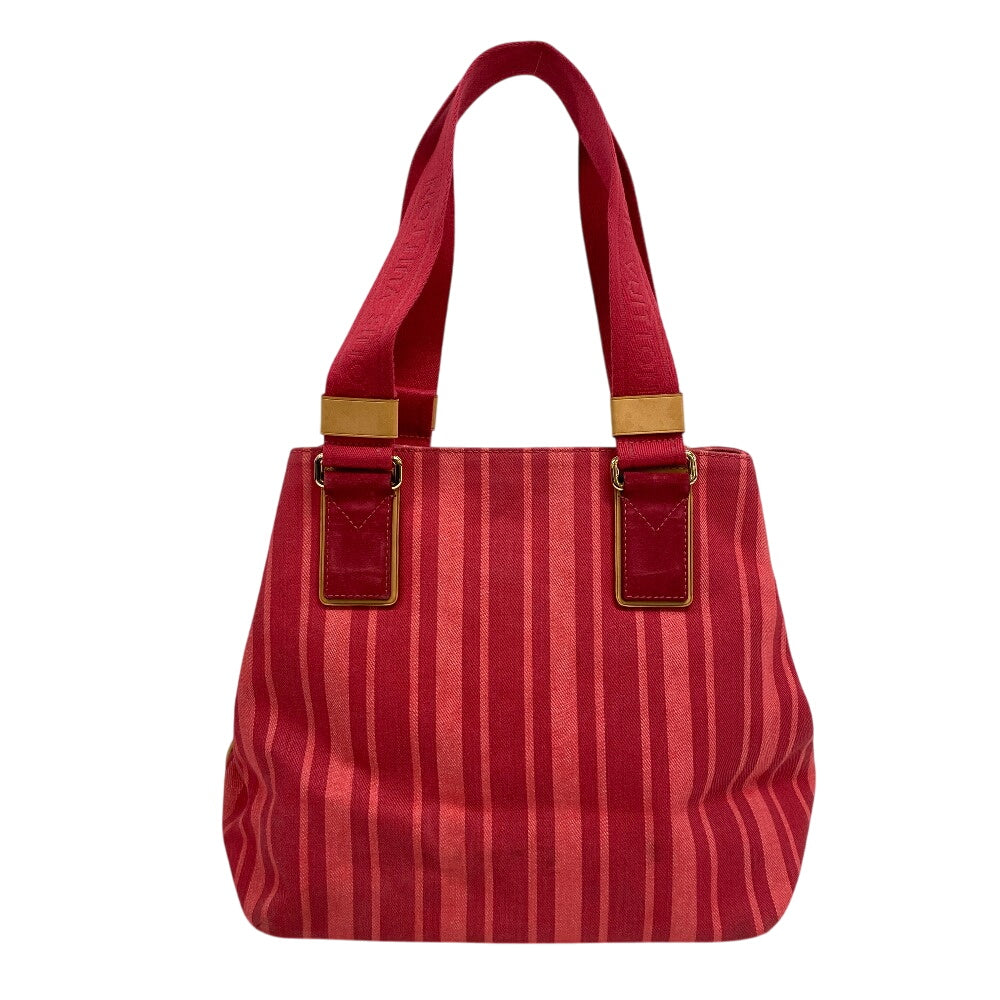 LOUIS VUITTON Tote Bag M94146 canvas pink logo Plat'n Soleil Hippo PM Women Used Authentic