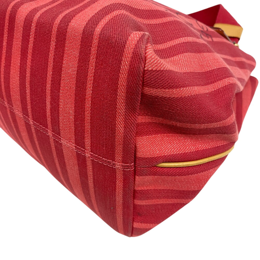 LOUIS VUITTON Tote Bag M94146 canvas pink logo Plat'n Soleil Hippo PM Women Used Authentic