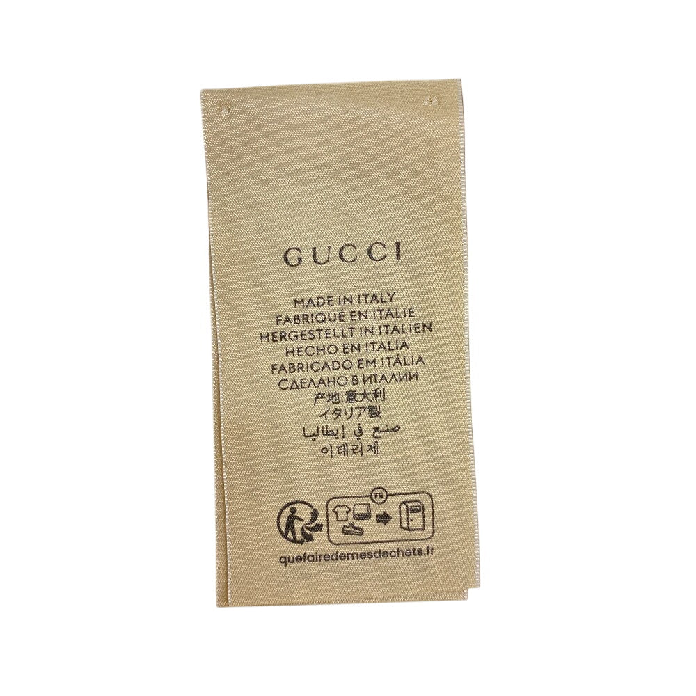 GUCCI Scarf 773426 Wool, Cashmere white Double G Women Used Authentic