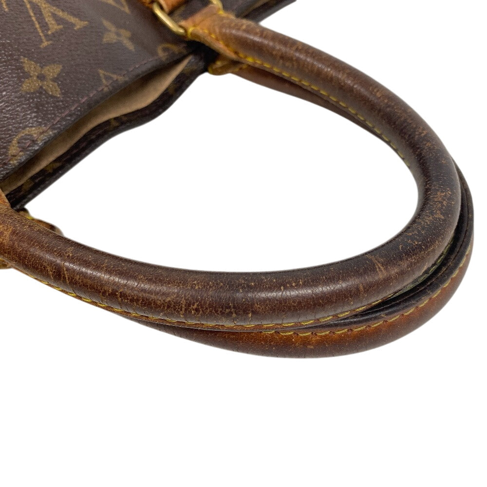 LOUIS VUITTON Tote Bag M51140 leather Brown Monogram Sac Plat Women(Unisex) Used Authentic