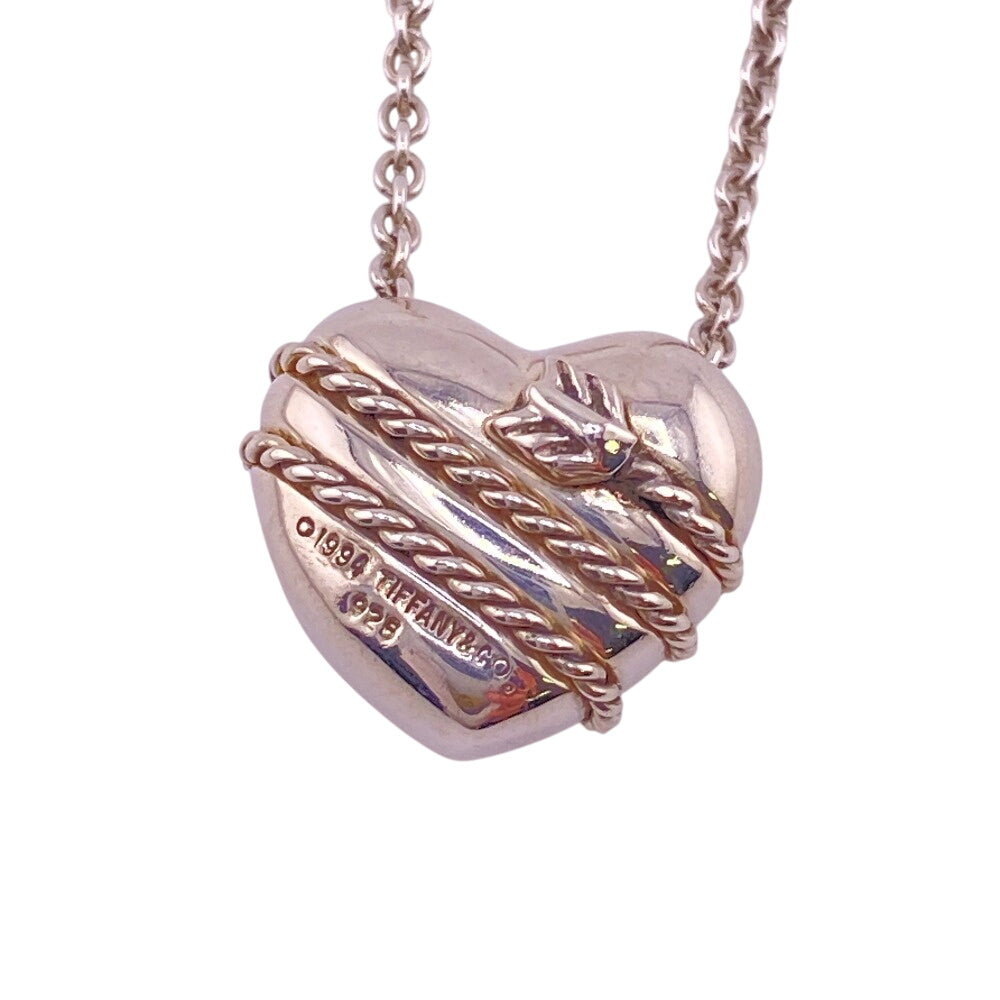 TIFFANY&Co. Necklace Silver925 Silver Heart arrow Women Used Authentic