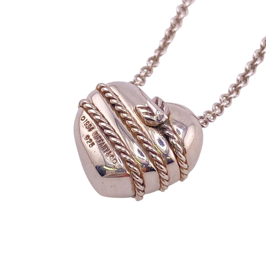 TIFFANY&Co. Necklace Silver925 Silver Heart arrow Women Used Authentic