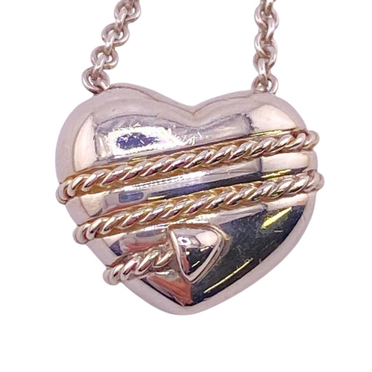 TIFFANY&Co. Necklace Silver925 Silver Heart arrow Women Used Authentic
