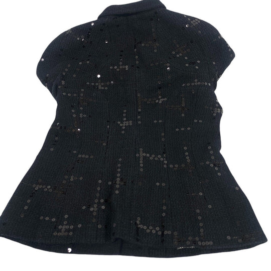 CHANEL setup P19919V11517 cotton black setup Sequin Women 38 Used Authentic