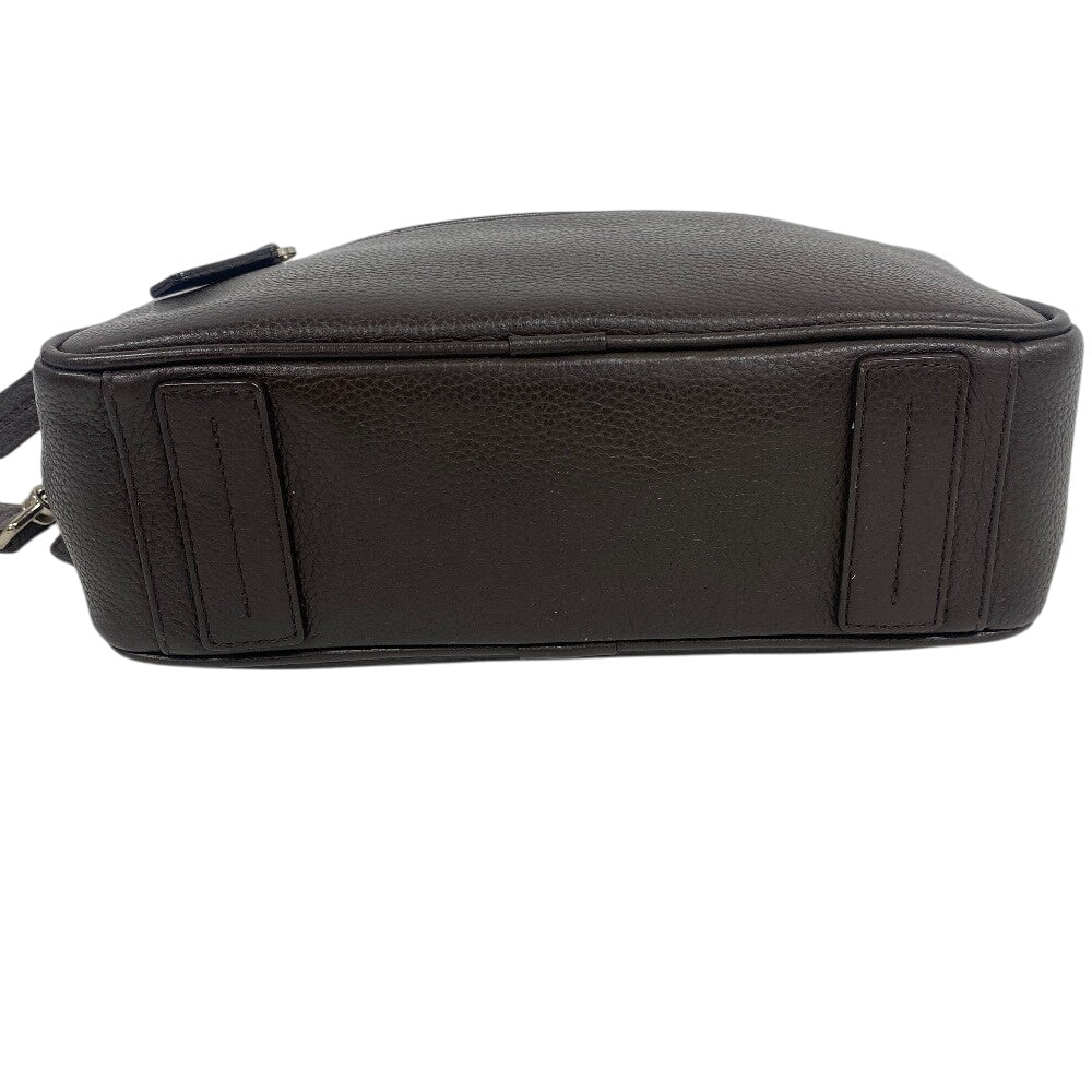 BURBERRY Clutch bag leather Brown Clutch bag mens Used Authentic