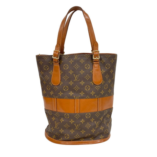 LOUIS VUITTON Tote Bag T42238 leather Brown Monogram BucketUSA