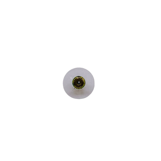 CHANEL Pierce Gold Plated, Stone white COCO Mark No.5 A22S Women Used Authentic