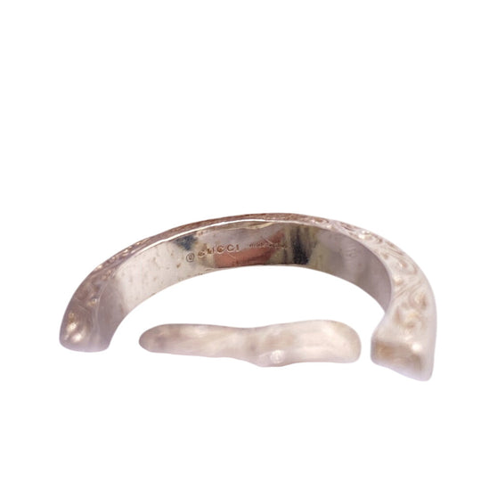 GUCCI Ring Silver925 Silver Double G Key ring Women(Unisex) Used Authentic