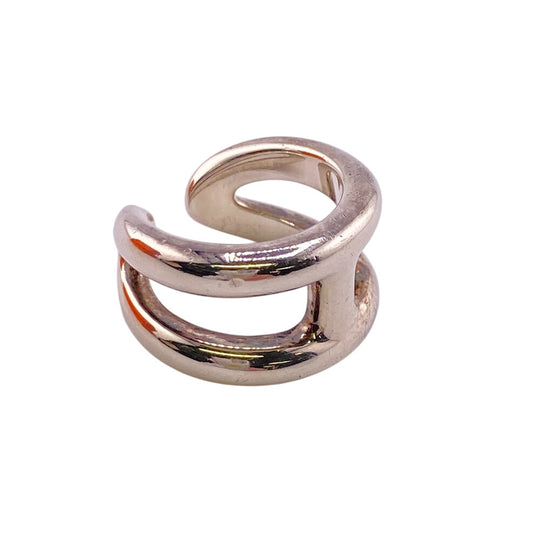 HERMES Ring Silver925 Silver Osmoz Women(Unisex) #51 Used Authentic