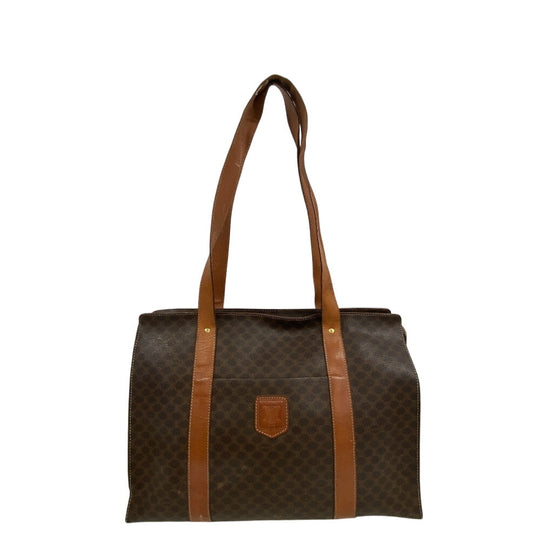 CELINE Tote Bag leather Brown Macadam Women(Unisex) Used Authentic