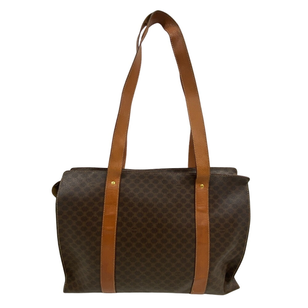 CELINE Tote Bag leather Brown Macadam Women(Unisex) Used Authentic