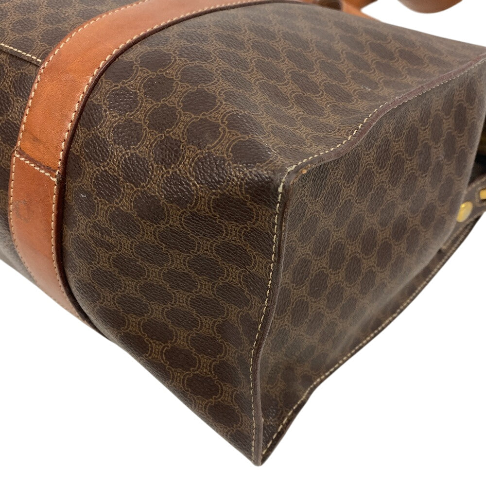 CELINE Tote Bag leather Brown Macadam Women(Unisex) Used Authentic