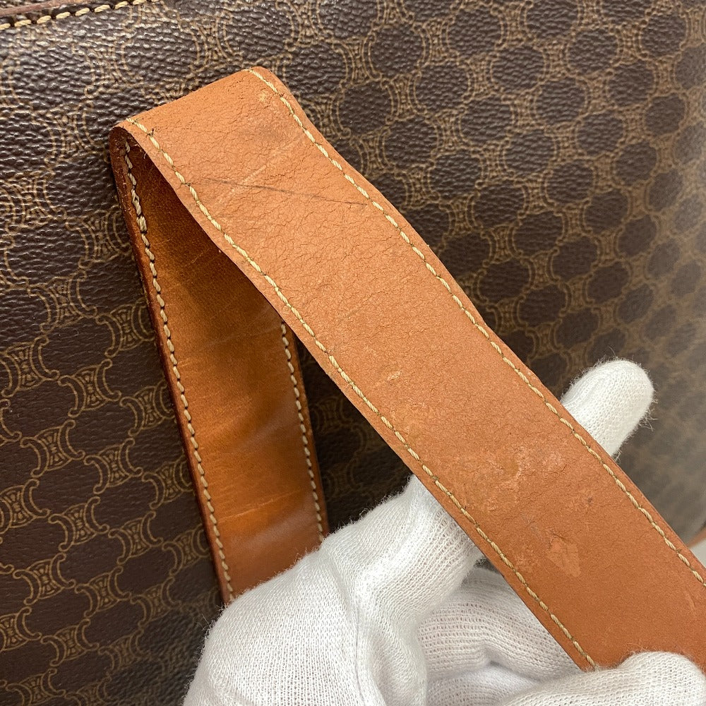 CELINE Tote Bag leather Brown Macadam Women(Unisex) Used Authentic