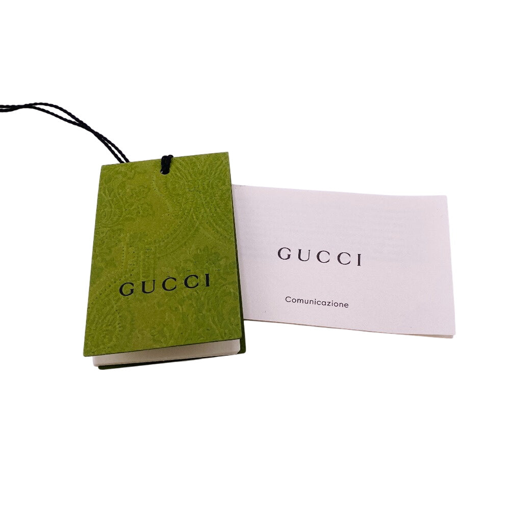 GUCCI Knit cap 716585 wool gray GG M 58 22cm