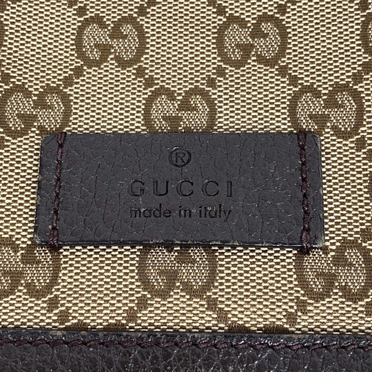 GUCCI Shoulder Bag 449172 canvas Brown GG canvas Women Used Authentic