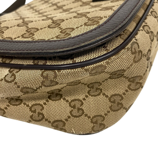 GUCCI Shoulder Bag 449172 canvas Brown GG canvas Women Used Authentic
