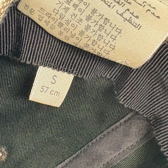 GUCCI cap 751400 canvas Brown 25 GG canvas mens(Unisex) S 57 Used Authentic