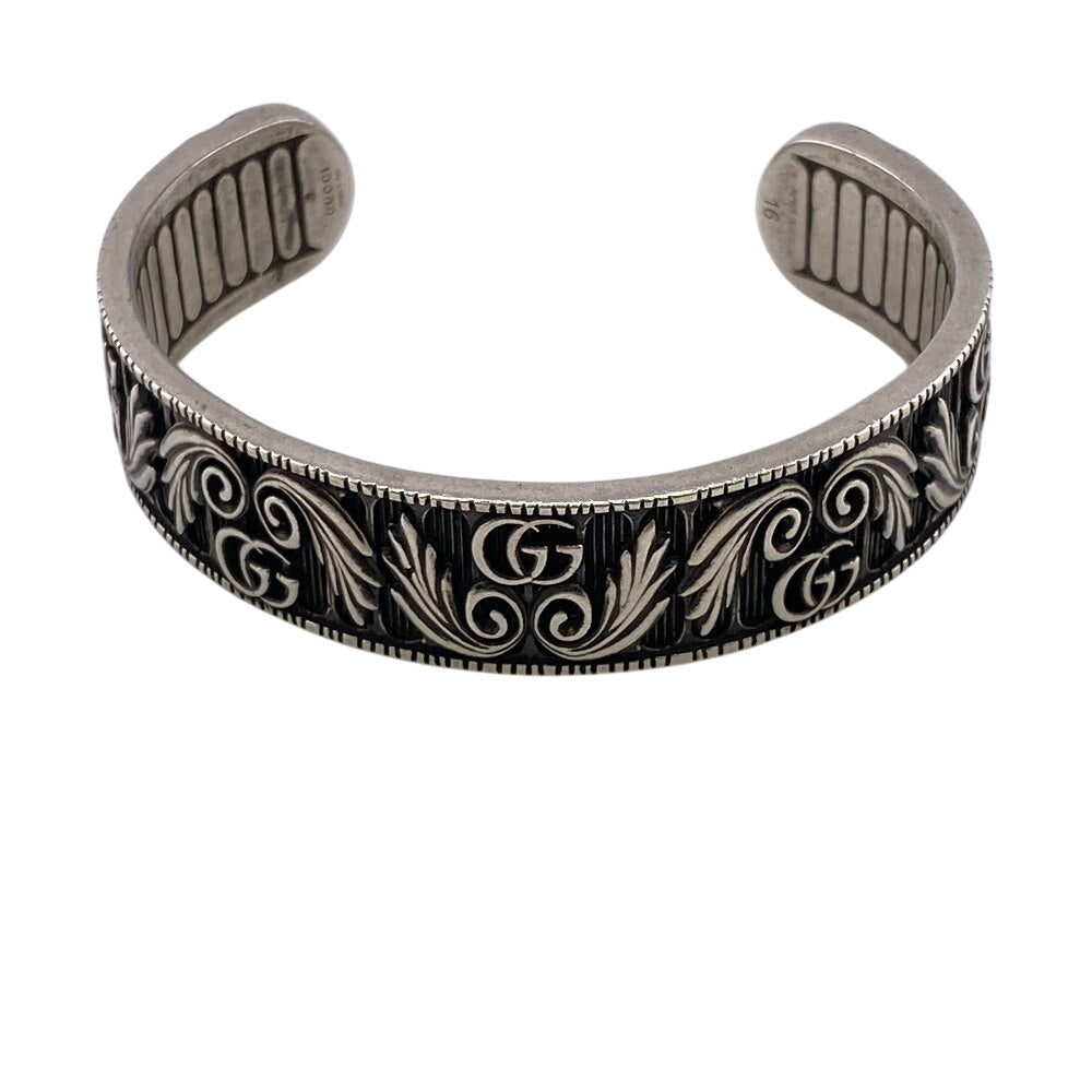 GUCCI Bangle Silver925 Silver GG Marmont