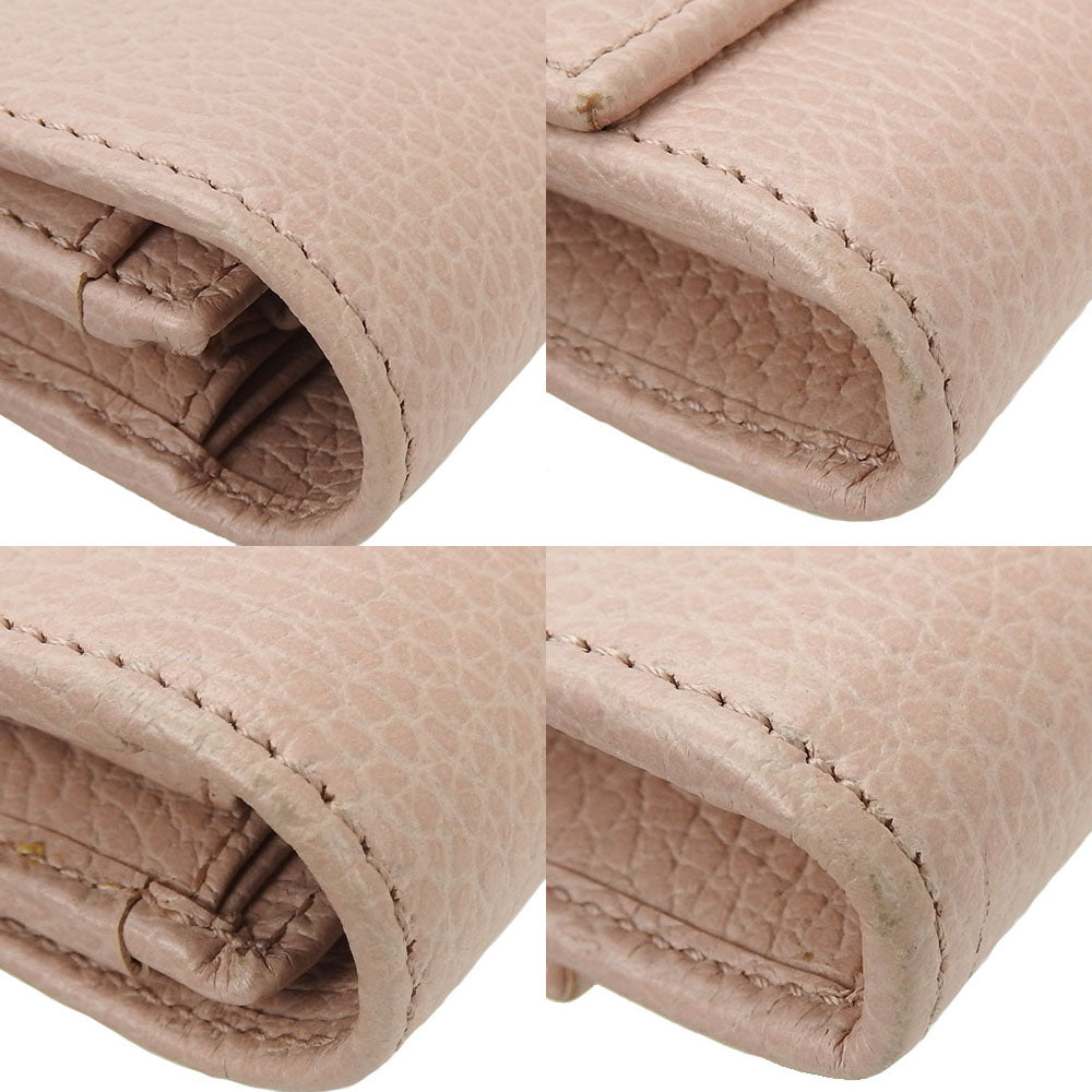 GUCCI Long Wallet Purse 456116 pink GG Marmont