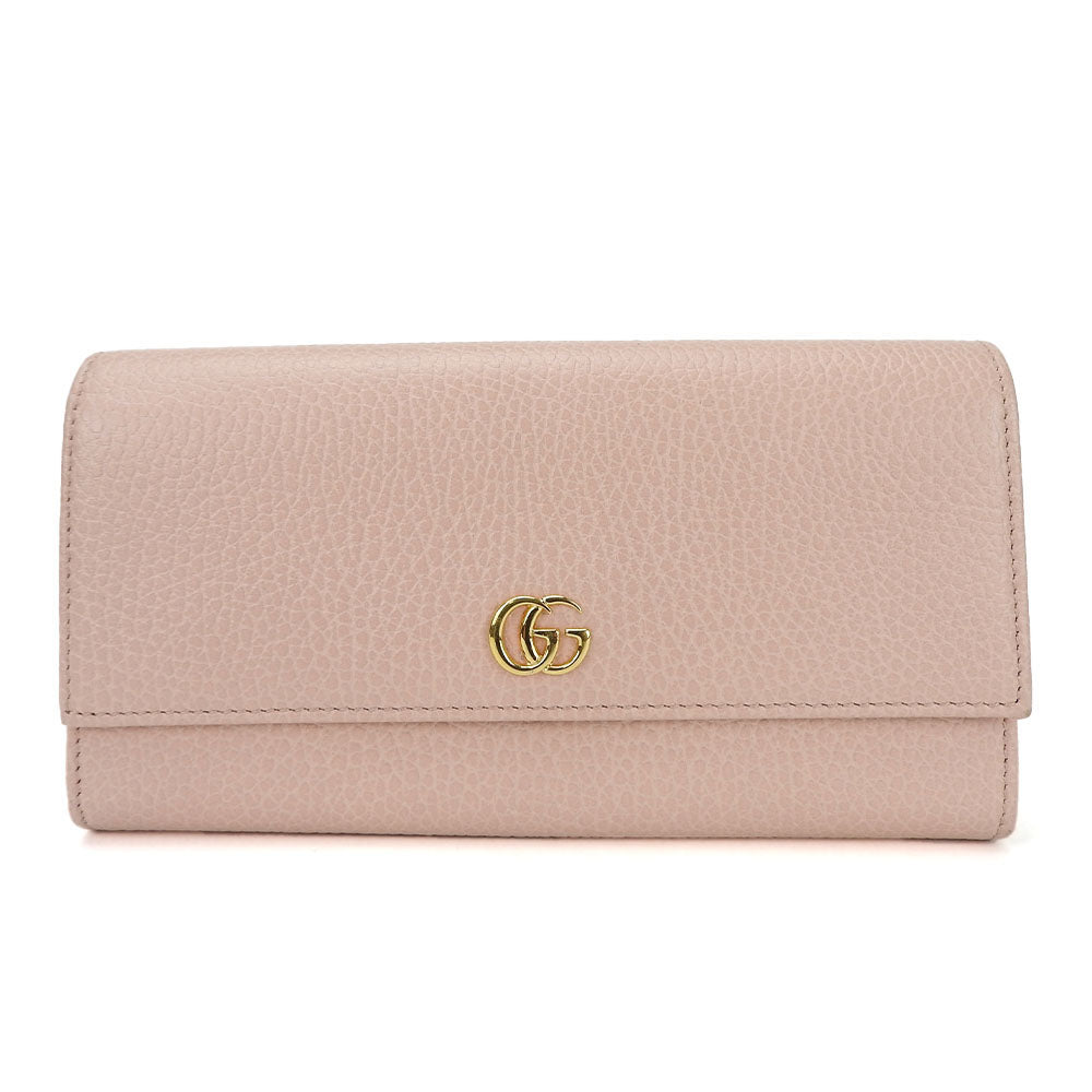 GUCCI Long Wallet Purse 456116 pink GG Marmont