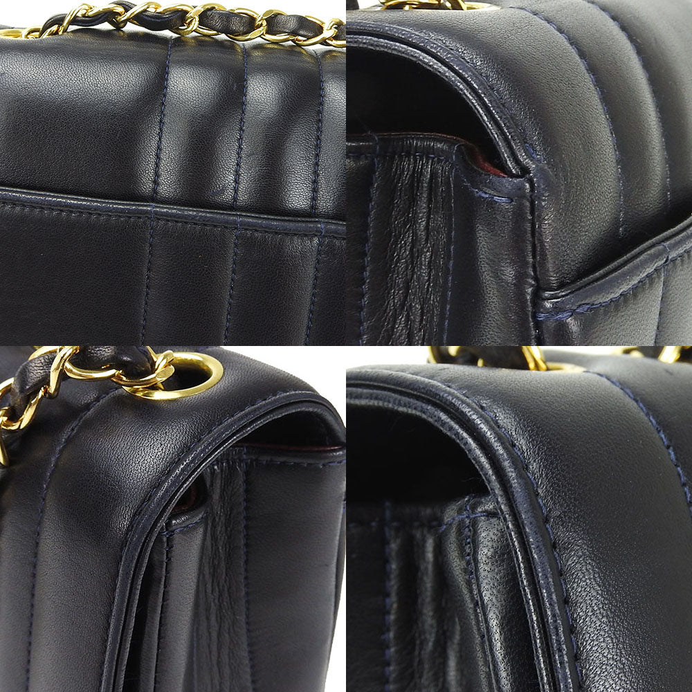 CHANEL Shoulder Bag A05292 lambskin Navy COCO Mark