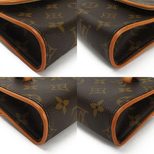 LOUIS VUITTON Waist bag M51855 Monogram Brown Pochette Florentine XS