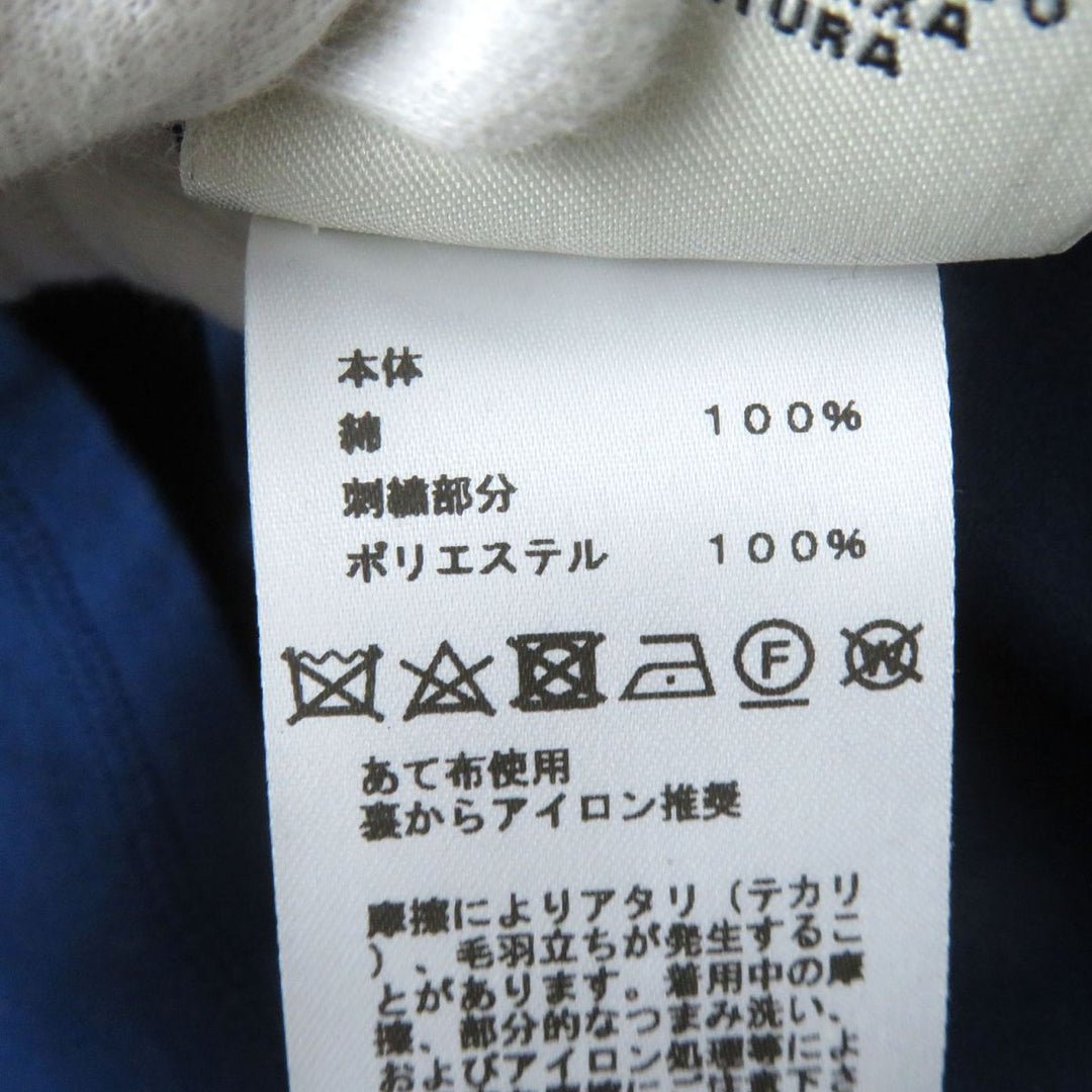 HERMES one piece cotton blue 34