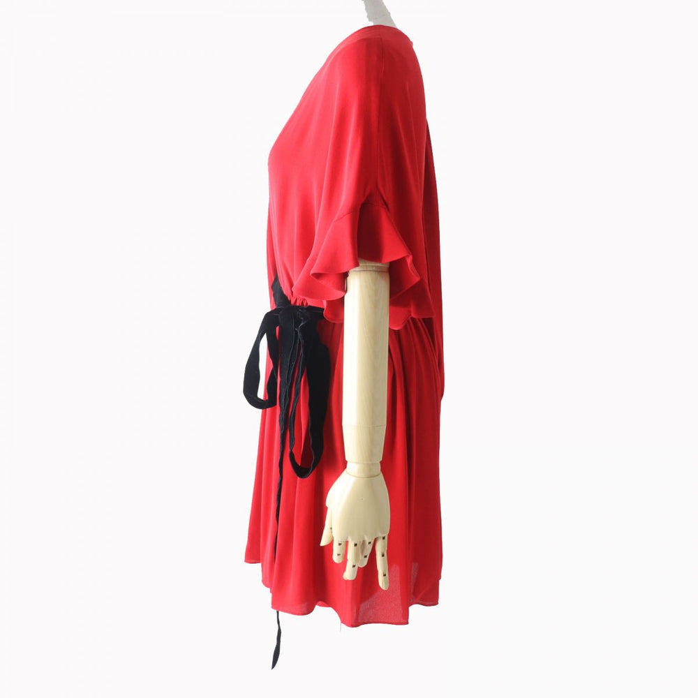 VALENTINO one piece silk Red 42